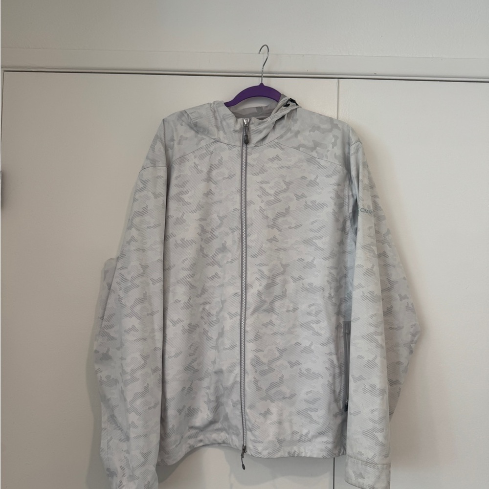 Peter Millar Men’s XXL Camo Rain Golf Jacket | Performance Shell | Crosby Club